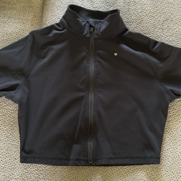 Love Fitness Impact Cropped Jacket - Black - Medium - Picture 2 of 4